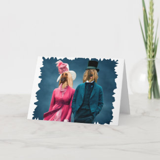 Afghaanse hond Wenskaart Nobility Dogs Gift Kaart
