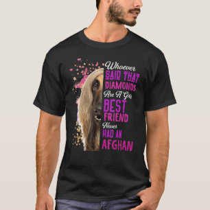 Afghaanse honden zijn meisjes de beste vriend van t-shirt
