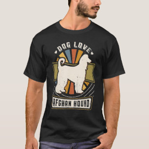 Afghaanse Hondse  Classic Retro Dog T-shirt
