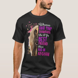 Afghaanse Hounds zijn een meisje zijn beste vriend T-shirt