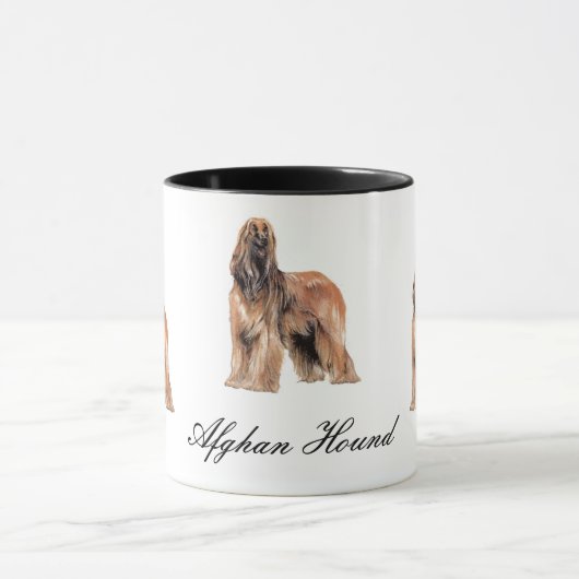 Afghaanse Mok van keramische honden (Midden)