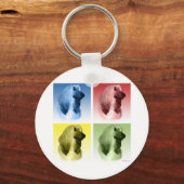 Afghaanse Pop Kunst Sleutelhanger (Voorkant)