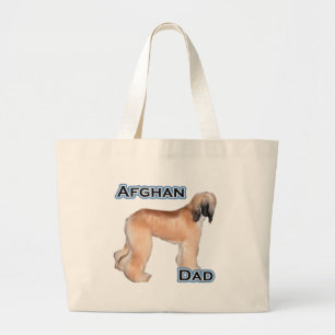 Afghaanse vader 4 grote tote bag