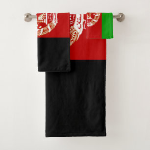 Afghaanse vlag bad handdoek