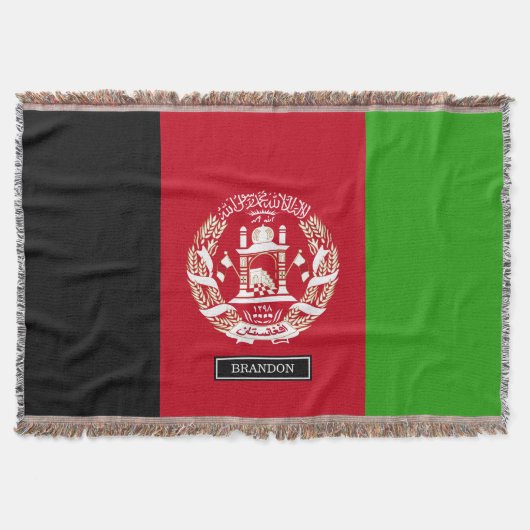 Afghaanse vlag deken (Voorkant)