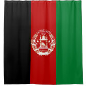 Afghaanse vlag douchegordijn (Voorkant)