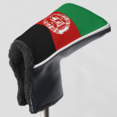 Afghaanse vlag golfheadcover (3/4 voorkant)