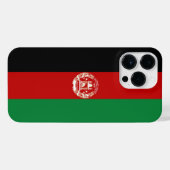 Afghaanse vlag iPhone hoesje (Achterkant horizontaal)