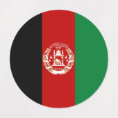 Afghaanse vlag labels (Design 1)