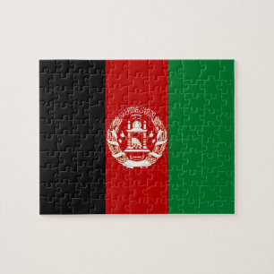 Afghaanse vlag legpuzzel