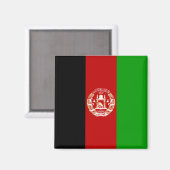 Afghaanse vlag magneet (Voorkant / Achterkant)