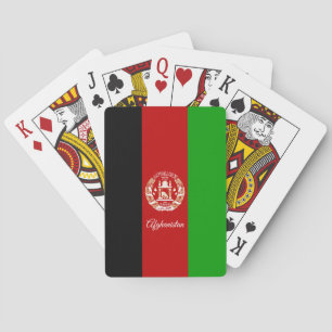 Afghaanse vlag Spelen, Afghanistan Speelkaarten