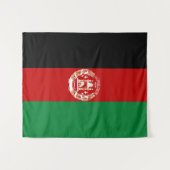 Afghaanse vlag wandkleed (Voorkant (horizontaal))