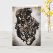 Afghaanse Wenskaarten Kaart (Gele Bloem)