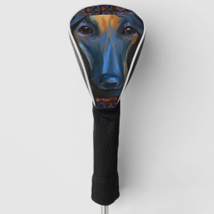 Afghaanse windhond golfheadcover