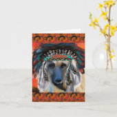 Afghaanse windhond    kaart (Gele Bloem)