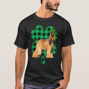 Afghaanse windhond kabouter St. Patrick's Day Gelu T-shirt