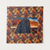 Afghaanse windhond Kokopelli kunstschilderij