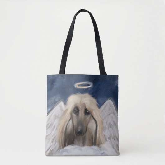 Afghan Hound Angel Draagtas (Voorkant)
