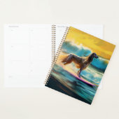 Afghan Hound Beach Surf Peinture (Devant avec enveloppe)