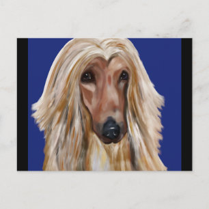 AFGHAN HOUND BRIEFKAART