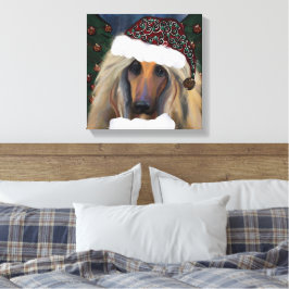 AFGHAN HOUND CANVAS AFDRUK