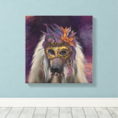 AFGHAN HOUND CANVAS AFDRUK (Insitu (Houten vloer))