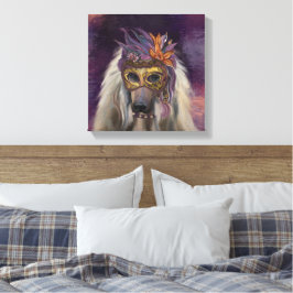 AFGHAN HOUND CANVAS AFDRUK