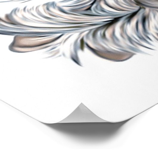 Afghan Hound Carousel Jump Poster (Hoek)