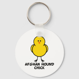 Afghan Hound Chick Sleutelhanger