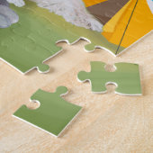 Afghan Hound Dog Camping Legpuzzel (Zijkant)