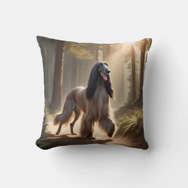 Afghan Hound Elegant Breed Sierkussen (Voorkant)