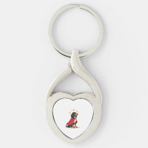 Afghan Hound Elegante Noel hond Sleutelhanger