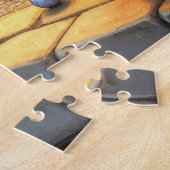 Afghan Hound Fireplace with Christmas Lights Legpuzzel (Zijkant)