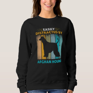 Afghan Hound Gemakkelijk afgeleid door honden Trui