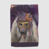 AFGHAN HOUND GOLFHANDDOEK (Voorkant)