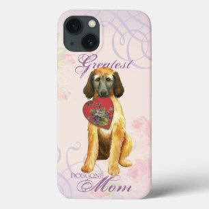 Afghan Hound Heart Mam iPhone 13 Hoesje