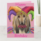 AFGHAN HOUND KAART (Voorkant)