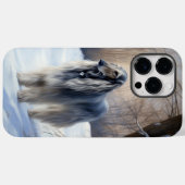 Afghan Hound Laat Het Sneeuw Kerstmis Case-Mate iPhone Case (Achterkant (horizontaal))