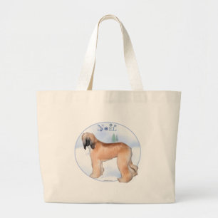Afghan Hound Noel Grote Tote Bag