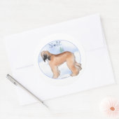 Afghan Hound Noel - Sticker (Envelop)