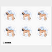 Afghan Hound Noel - Sticker (Vel)