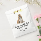 Afghan Hound Pet Full Color Bruiloft Bedankzakje (Gezegeld)