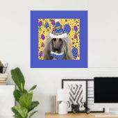 AFGHAN HOUND POSTER (Thuiskantoor)