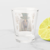 AFGHAN HOUND SHOT GLAS (Achterkant)