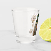 AFGHAN HOUND SHOT GLAS (Links)