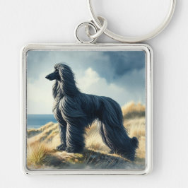 Afghan Hound Sleutelhanger