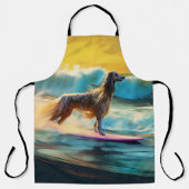 Afghan Hound Strand Surfen Schilderij Schort (Voorkant)