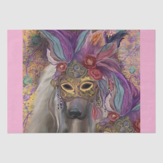 AFGHAN HOUND TISSUEPAPIER (Voorkant)