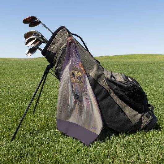 AFGHANENHOUND GOLFHANDDOEK (Groen)